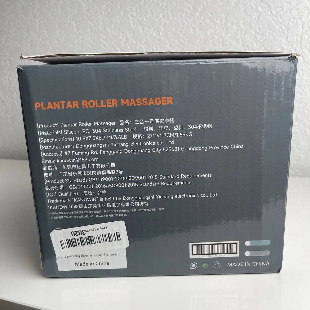 Kandwin Plantar Roller‎ Foot Massager 3-in-1